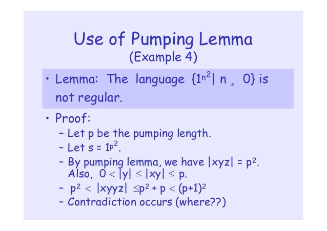 pumping lemma for regular languages examples pumping lemma for context free languages ppt